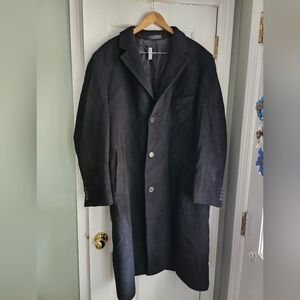 Lauren Ralph Lauren Jacket Black Cashmere Wool Pea coat Jacket Men's 46L 46 L